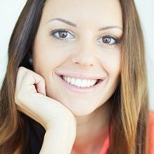 Woman smiling