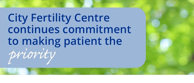 Image green background Caption CFC continues commitment to making patient the priority 660x282px