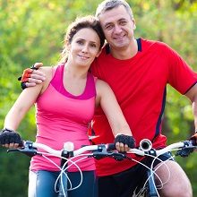 couple on bike