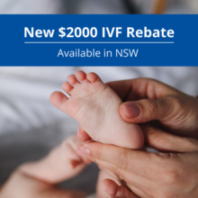 $2000 cash rebate for ivf treatment in NSW