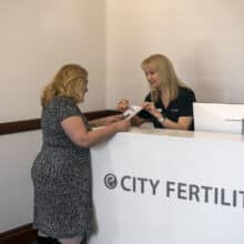 City Fertility Lismore - Reception area